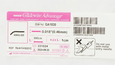 Terumo FA18301C Radifocus Glidewire Advantage GuideWire 0.018inch x 300cm (x)